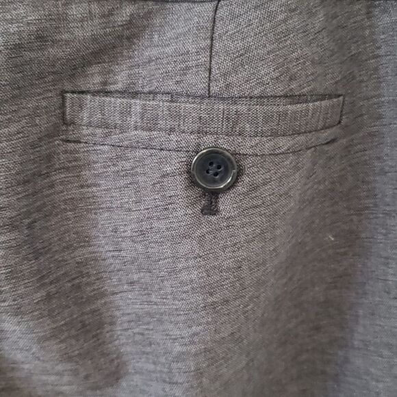 Drew Fit Wide Leg Heather Blue Trouser by The Limited women's sz 12 - Picture 6 of 6